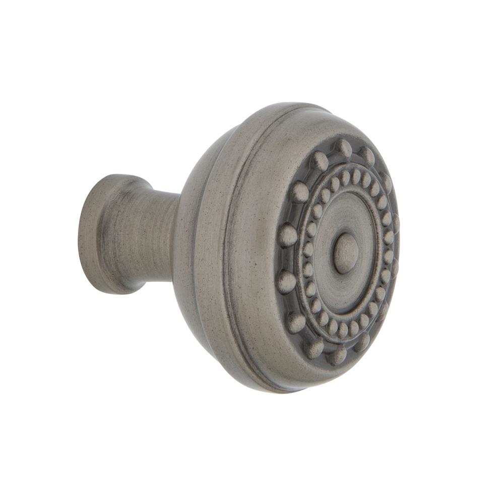 Nostalgic Warehouse 756113 Meadows Brass 1 3/8" Cabinet Knob in Antique Pewter