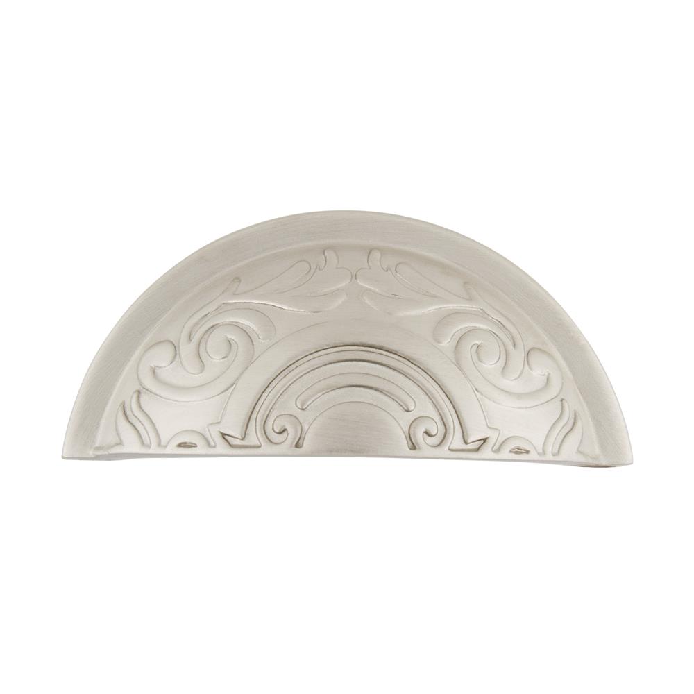 Nostalgic Warehouse 761697 Cup Pull Victorian in Satin Nickel