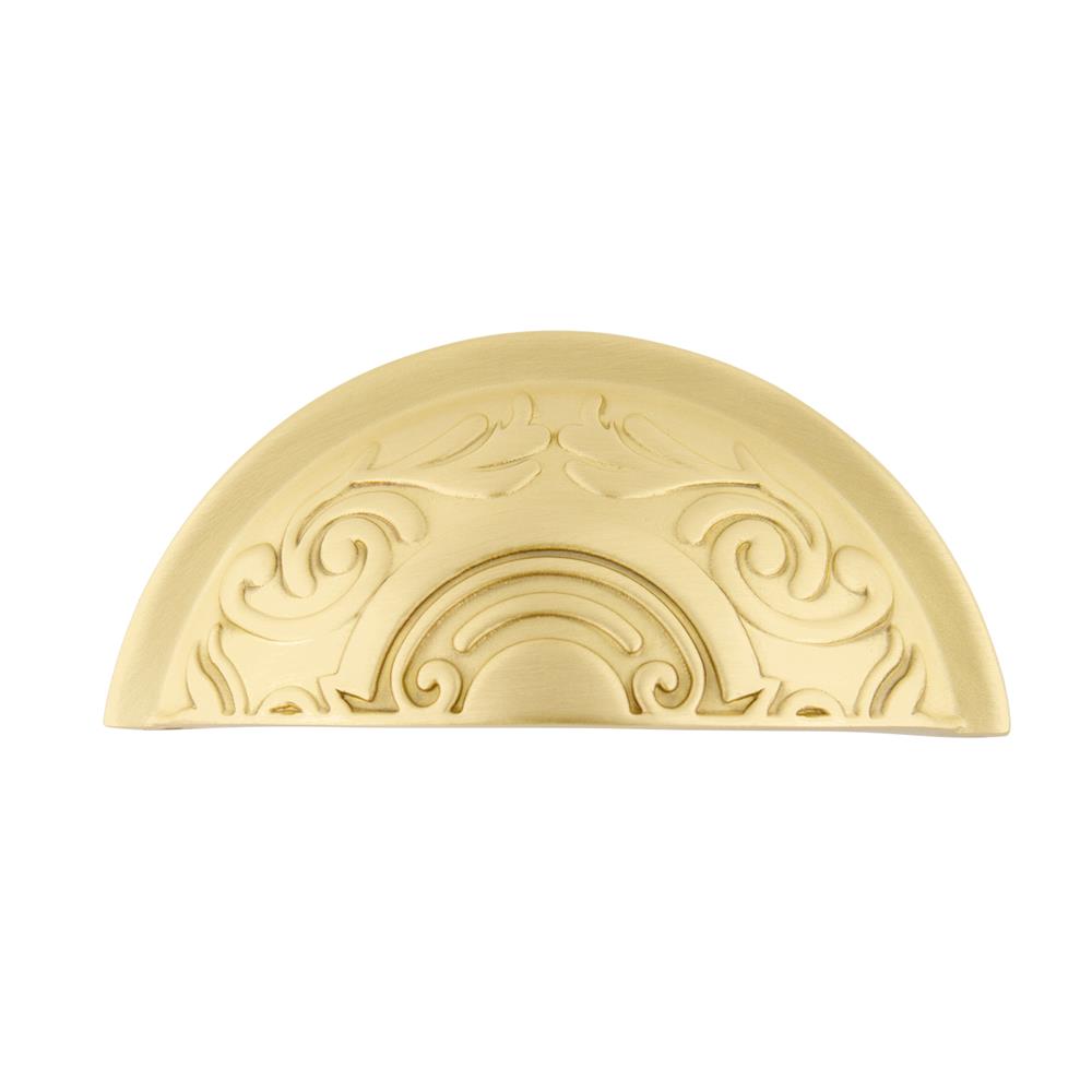 Nostalgic Warehouse 761700 Cup Pull Victorian in Satin Brass