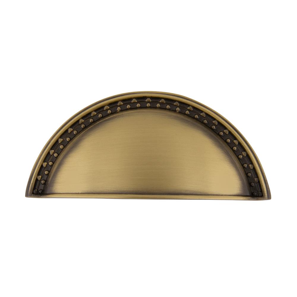 Nostalgic Warehouse 761707 Cup Pull Meadows in Antique Brass