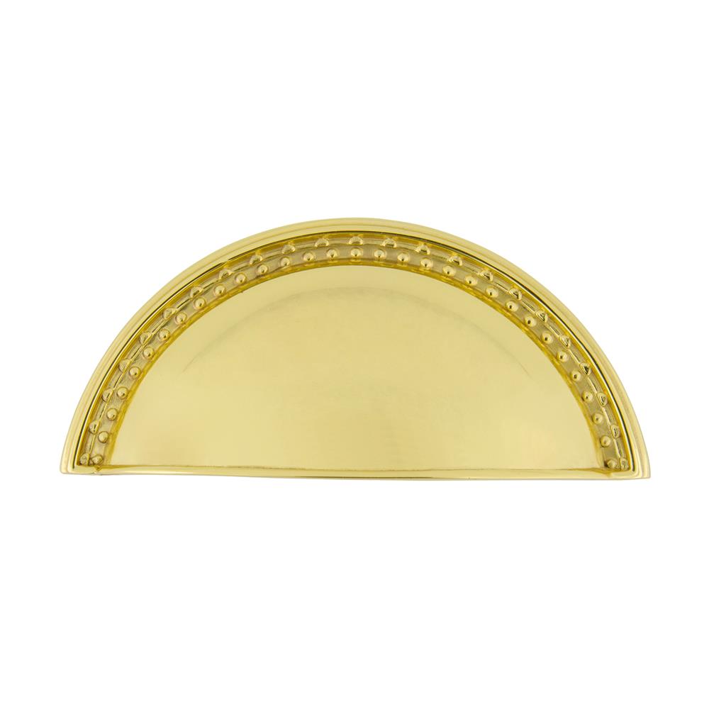 Nostalgic Warehouse 761712 Cup Pull Meadows in Polished Brass