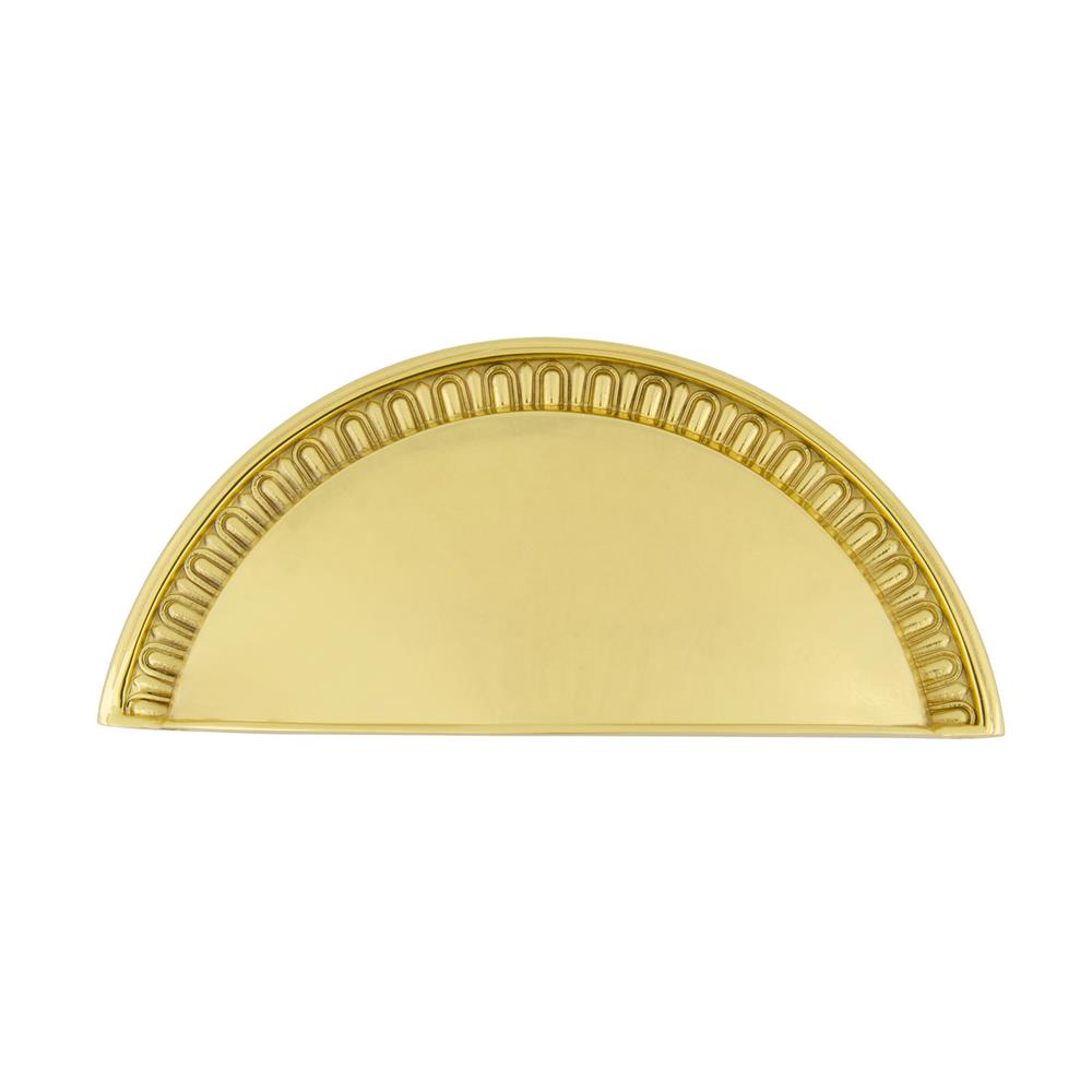 Nostalgic Warehouse 761721 Cup Pull Egg & Dart in Polished Brass