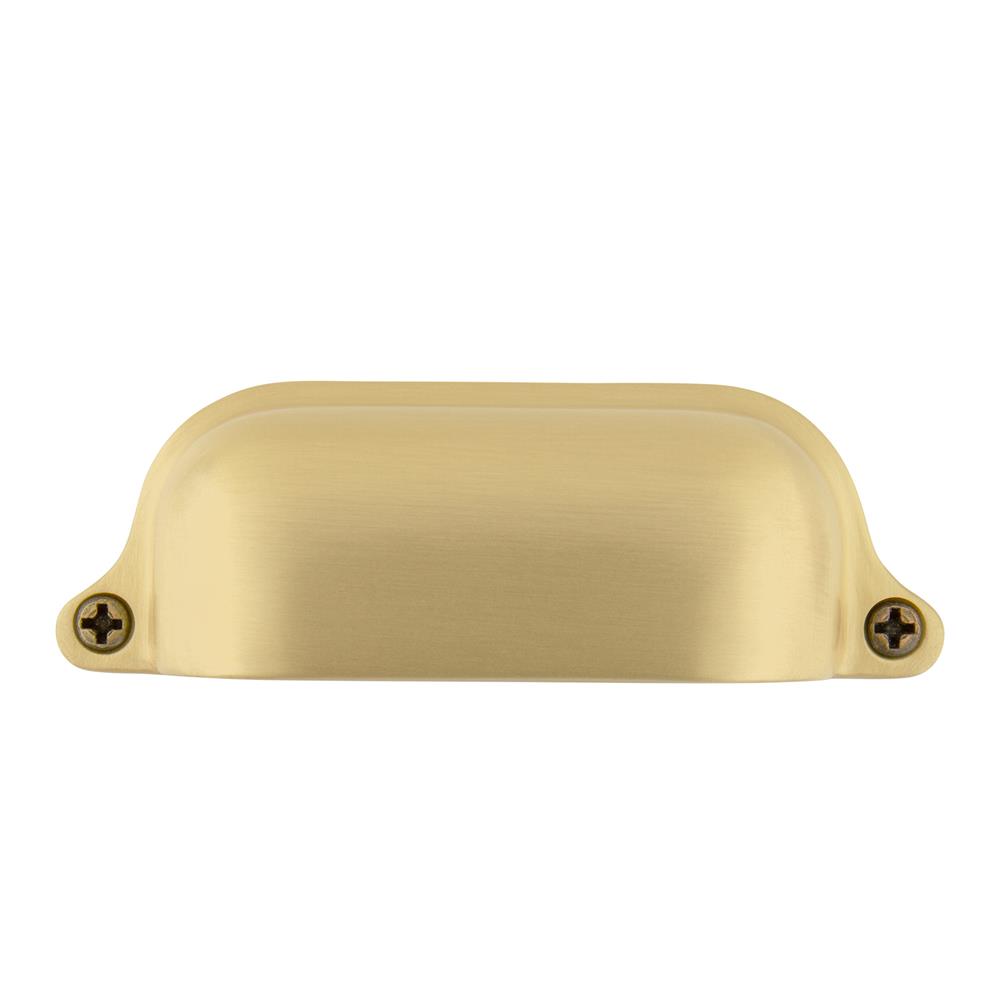 Nostalgic Warehouse 761754 Cup Pull Farm Large in Satin Brass