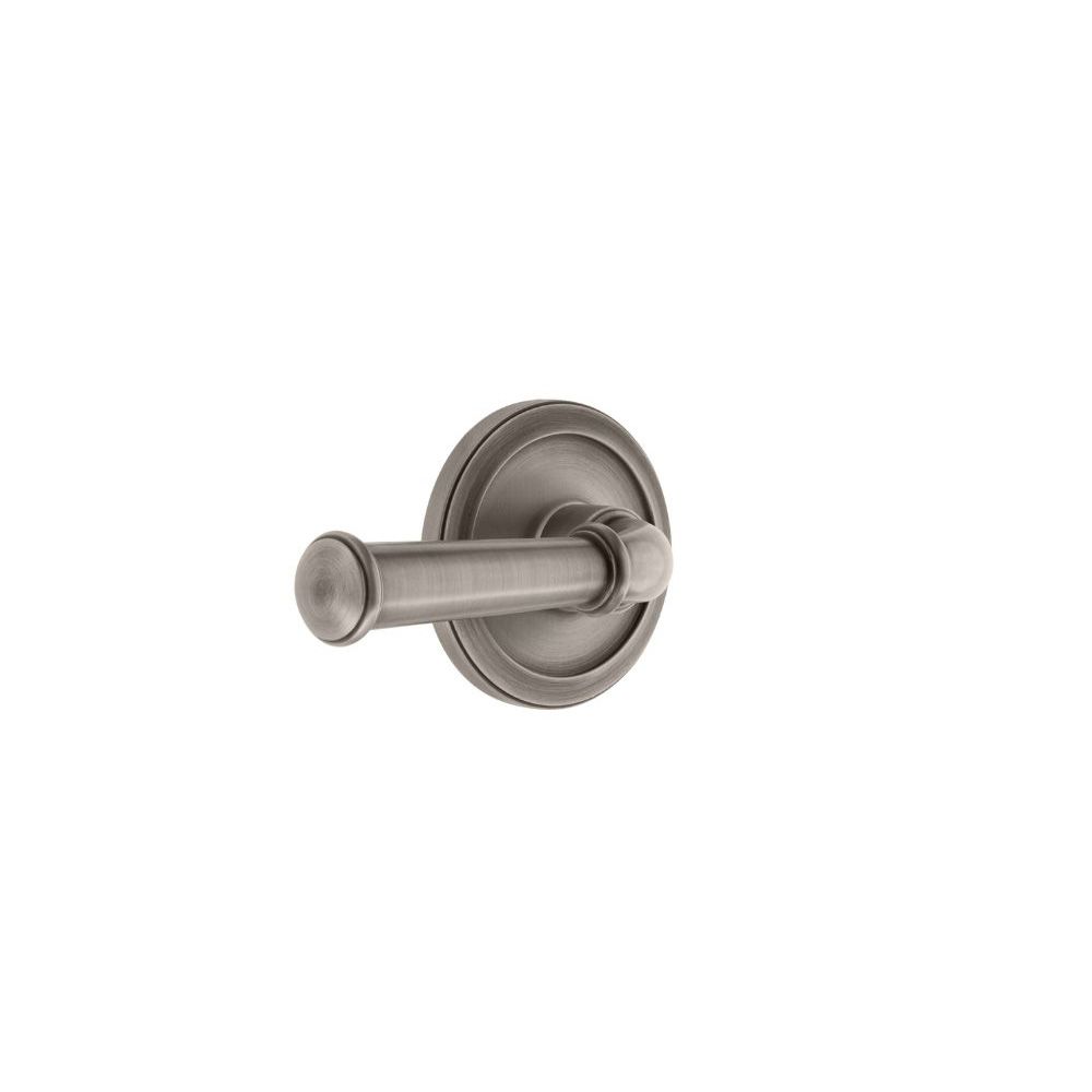 Grandeur by Nostalgic Warehouse CIRGEO Circulaire Rosette Passage with Georgetown Lever in Antique Pewter
