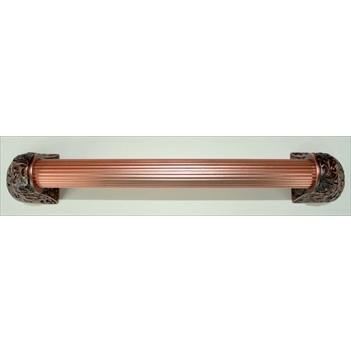 Notting Hill NHO-502-AC-14F Florid Leaves Antique Copper/Fluted Bar