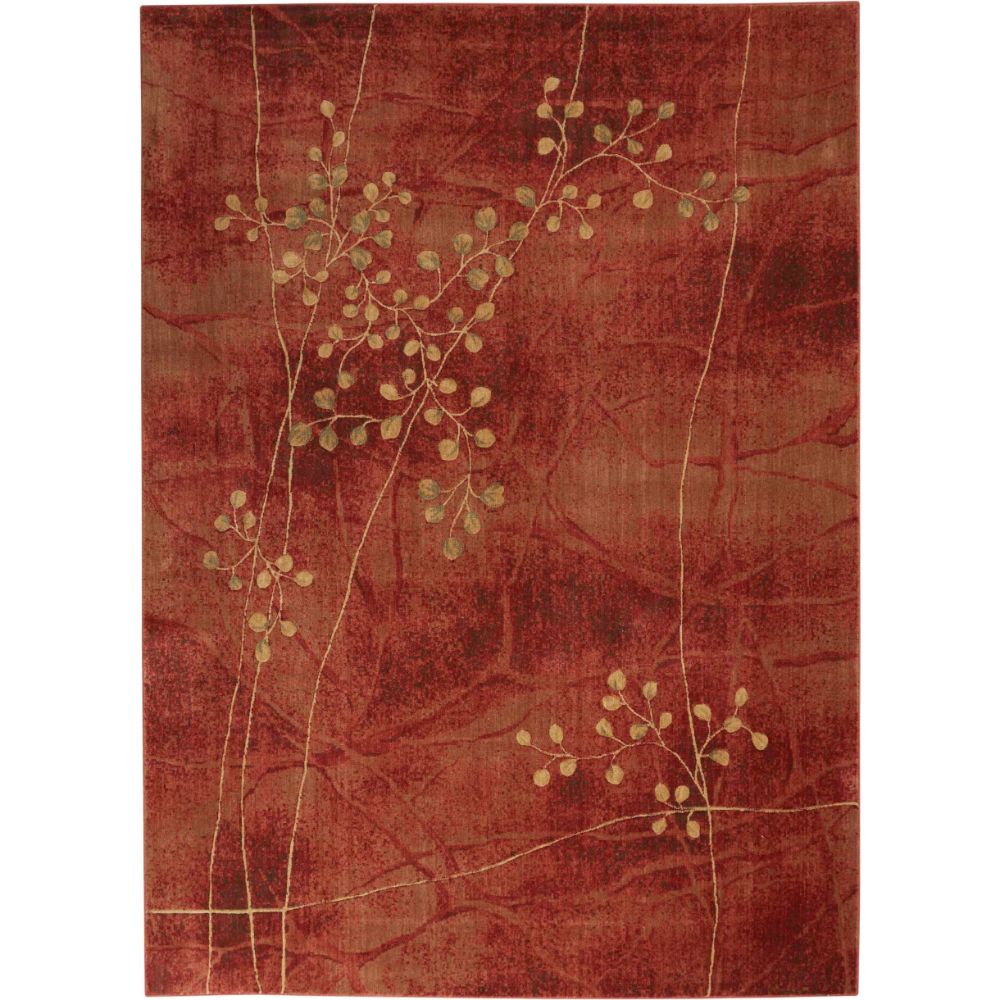 Nourison 099446376213 Somerset Area Rug in Flame, 9