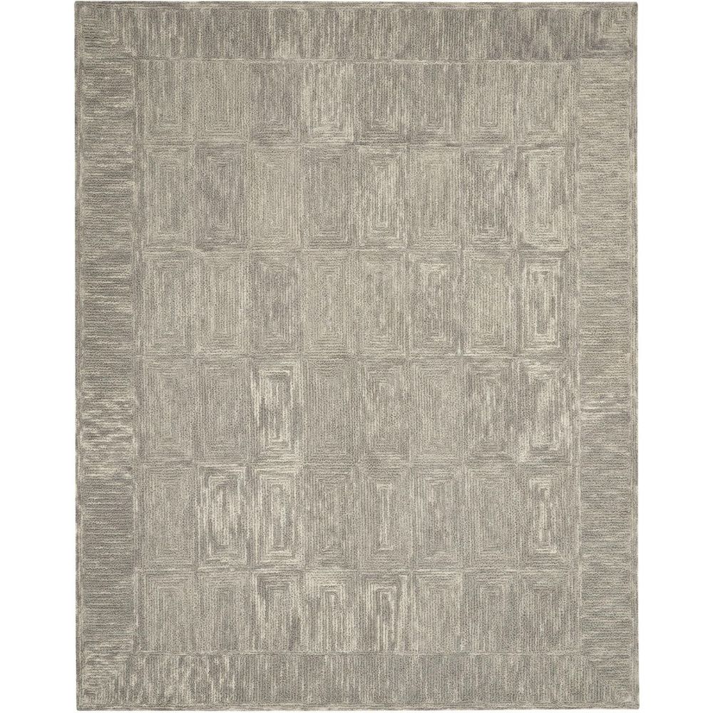 Nourison VAI04 Vail Area Rug - 7 ft. 9 in. X 9 ft. 9 in. in Grey