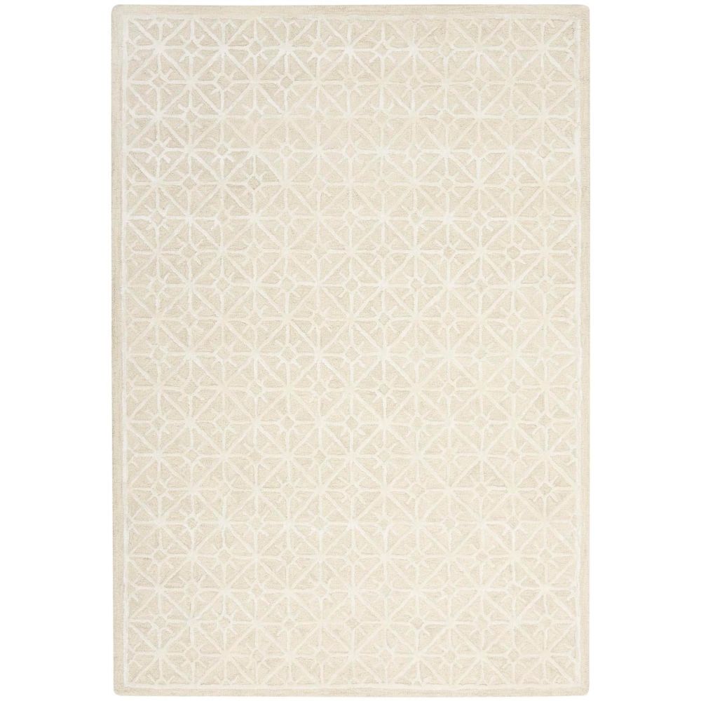 Nourison SR201 NicoleCurtis Series2 Area Rug - 5 ft. 3 in. X 7 ft. 3 in. in Ivory