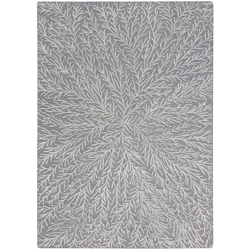 Nourison SMR03 Ma30 Star Area Rug - 5 ft. 3 in. X 7 ft. 3 in. in Slate/Teal
