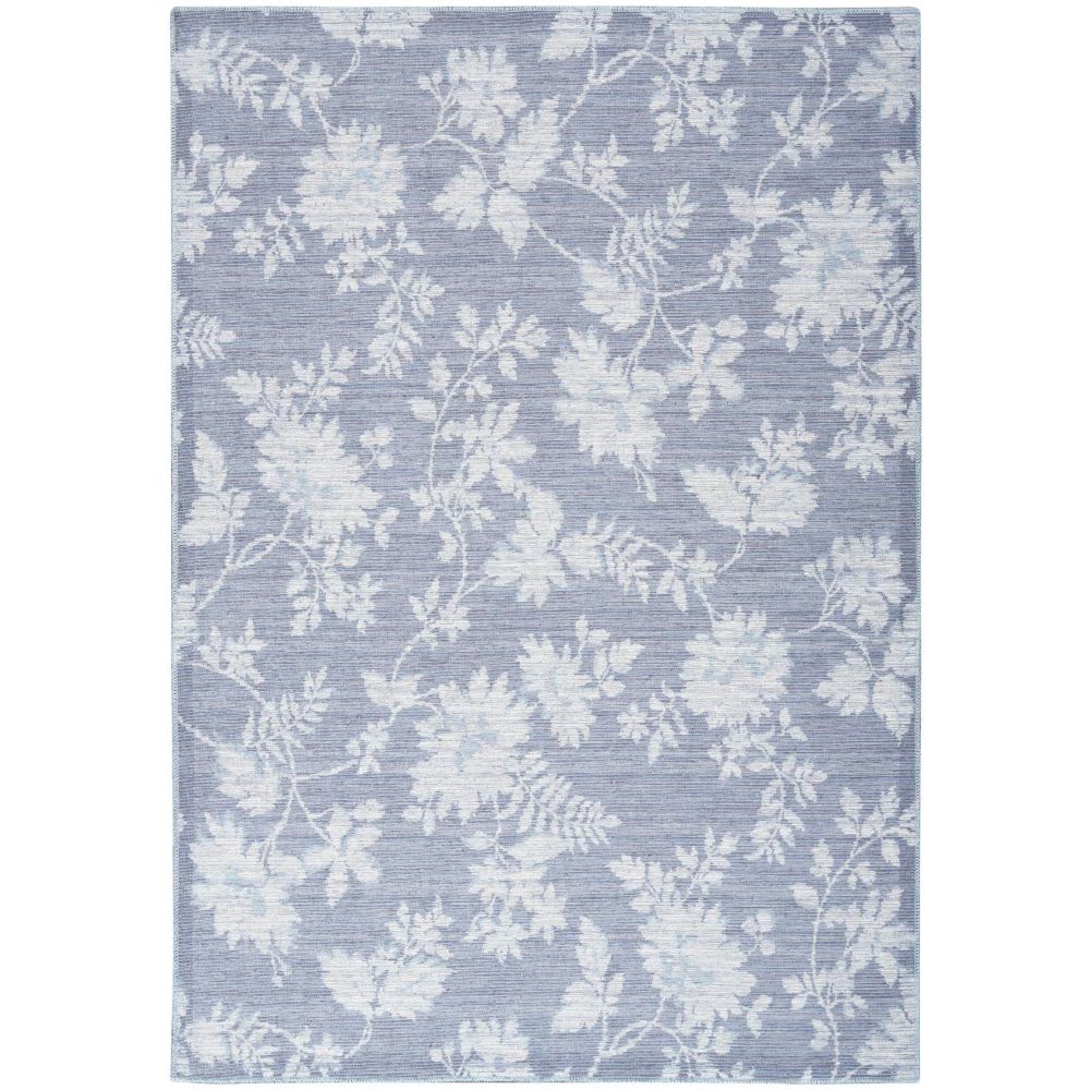 Nourison WAW02 Washable Collection Area Rug - 5 ft. 3 in. X 7 ft. 3 in. in Grey