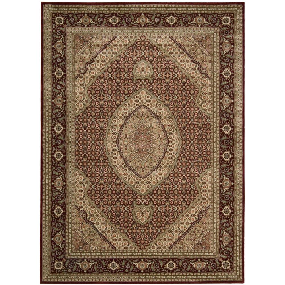 Nourison BD03 Persian Arts 5 Ft. 3 In.  X 7 Ft. 5 In. Rectangle Rug in Brick