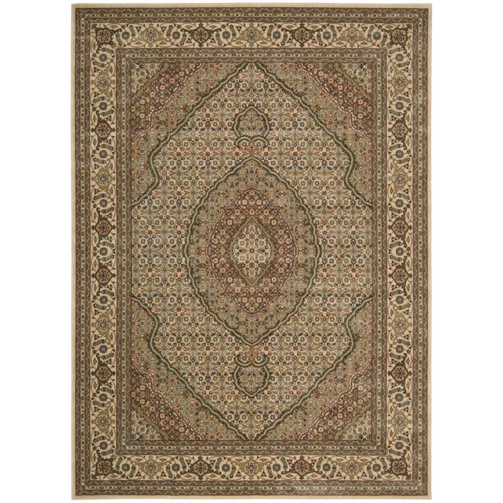 Nourison BD03 Persian Arts 5 Ft. 3 In.  X 7 Ft. 5 In. Rectangle Rug in Ivory