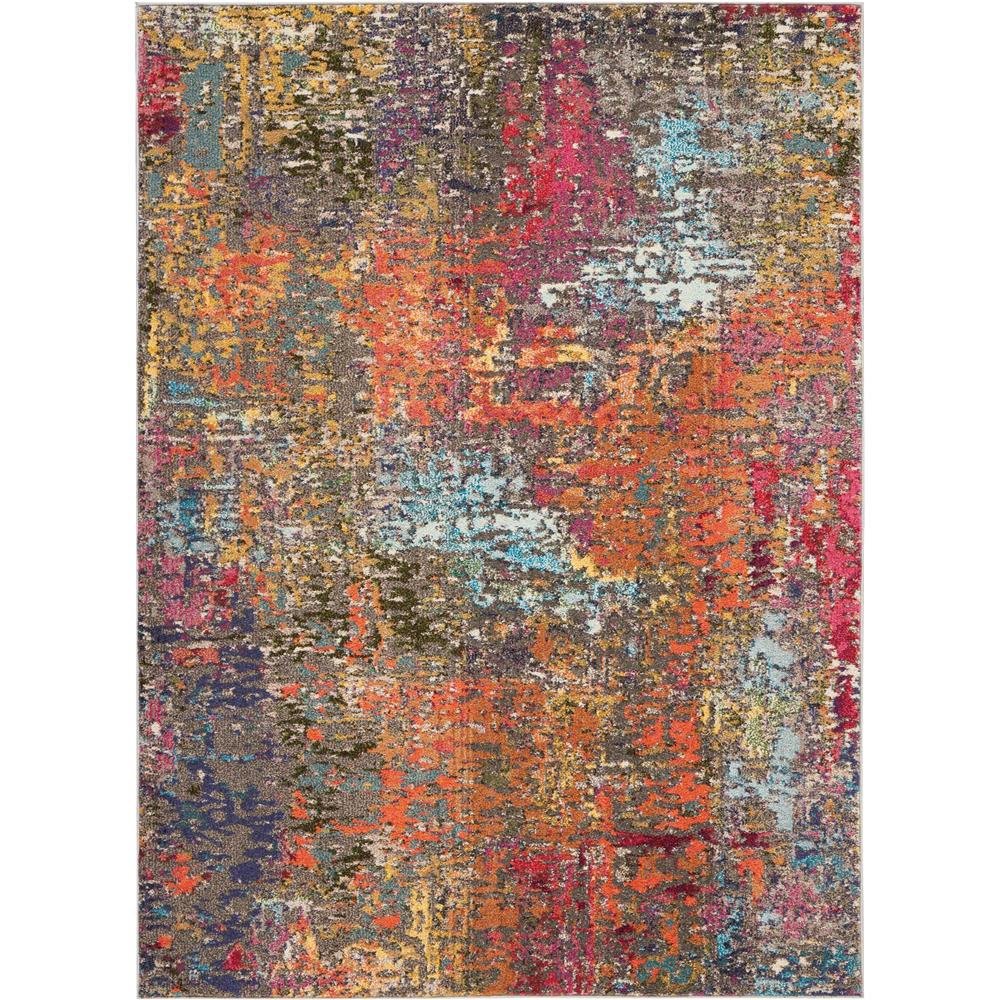 Nourison CES14 Celestial 3 Ft.11 In. x 5 Ft.11 In. Indoor/Outdoor Rectangle Rug in  Sunset