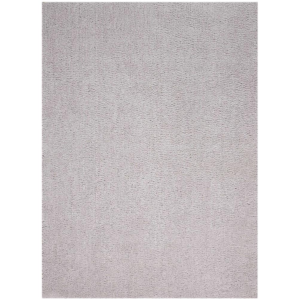 Nourison COZ01 Cozy Shag 5 Ft.  X 7 Ft. Rectangle Rug in Silver