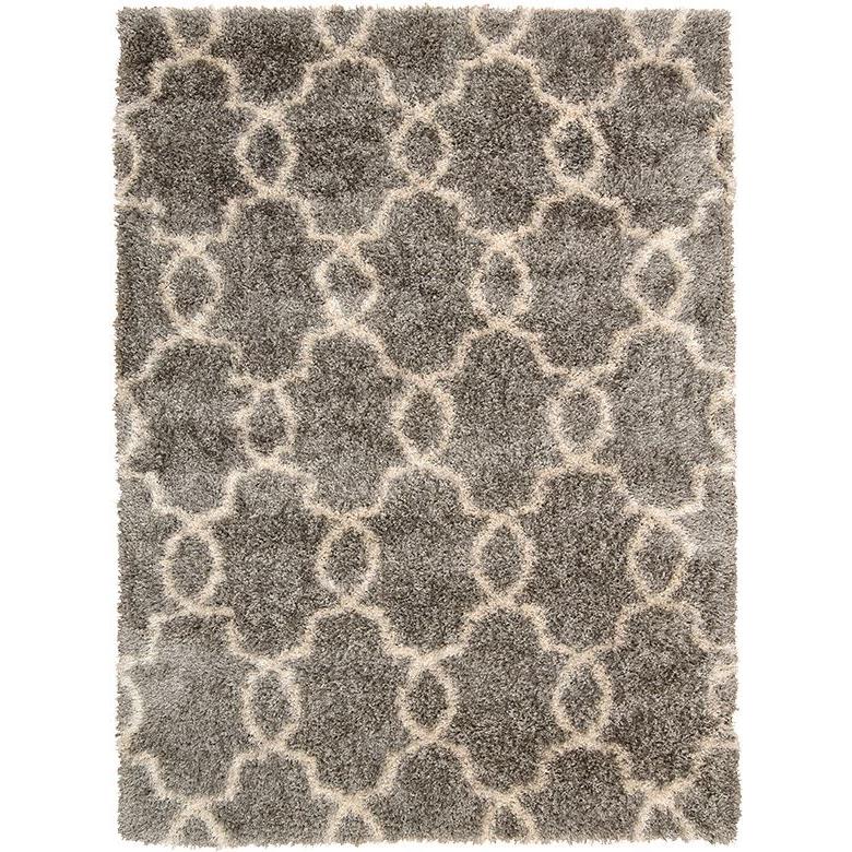Nourison ESCP2 Escape 3 Ft.11 In. x 5 Ft.11 In. Indoor/Outdoor Rectangle Rug in  Silver