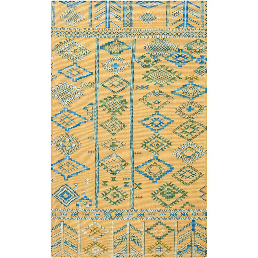 Nourison MAD05 Madera 2 Ft. 3 In. X 3 Ft. 9 In. Rectangle Rug in Saffron