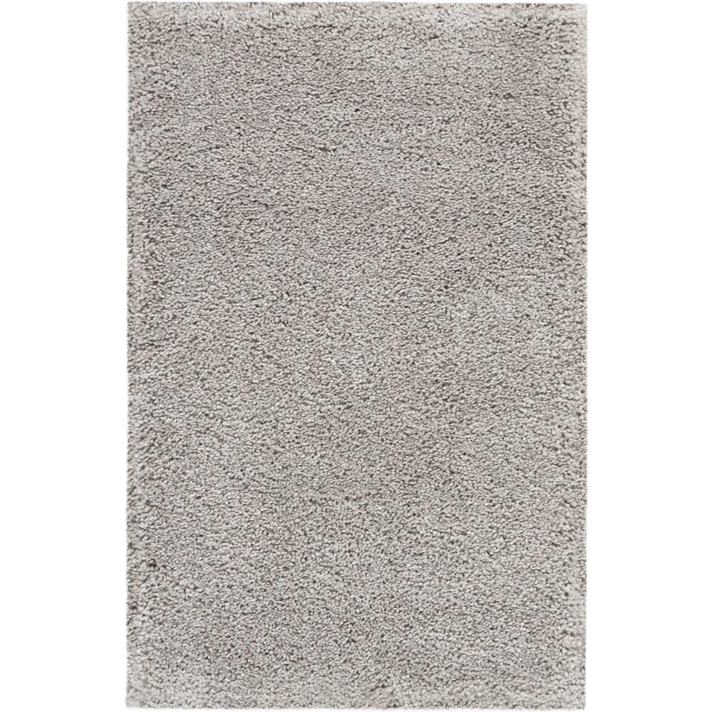 Nourison MSG01 Malibu Shag 2 Ft.6 In. x 4 Ft. Indoor/Outdoor Rectangle Rug in  Silver Grey