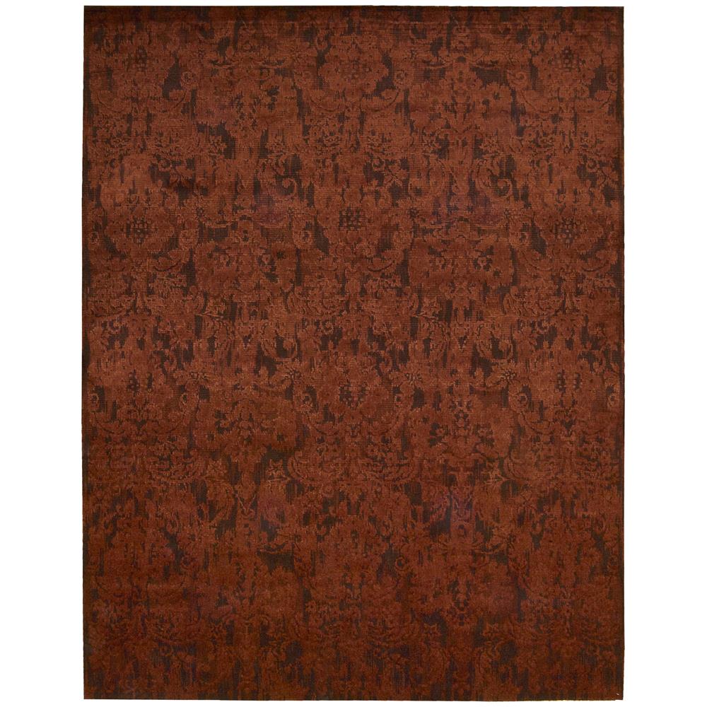 Nourison NGT03 Nightfall 11 Ft. 6 In. X 8 Ft. 6 In. Rectangle Rug in Brick
