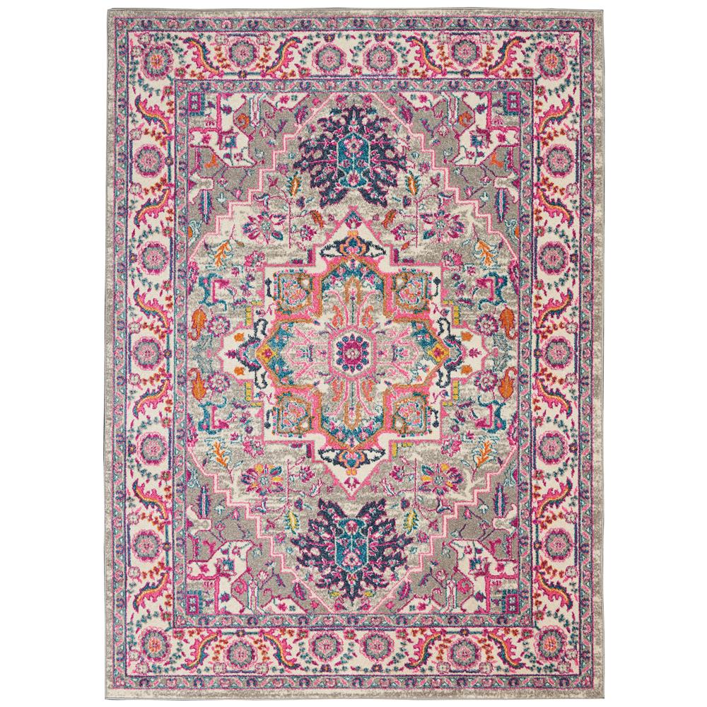 Nourison PSN20 Passion 8 Ft. X 10 Ft. Indoor/Outdoor Rectangle Rug in  Teal Multicolor