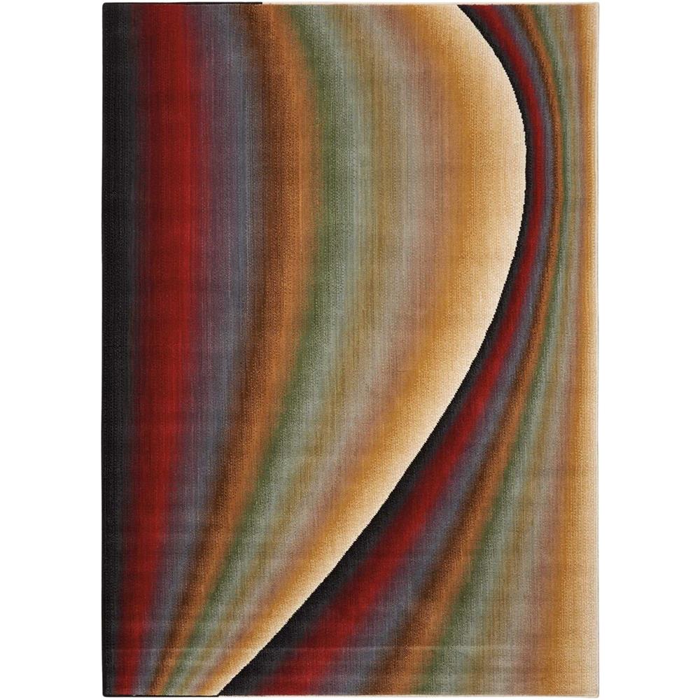 Nourison RA02 Radiant Arts 2 Ft. 3 In.  X 4 Ft. Rectangle Rug in Rainbow