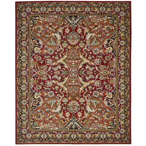 Nourison TML15 Timeless 9 Ft.9 In. x 13 Ft. Indoor/Outdoor Rectangle Rug in  Red