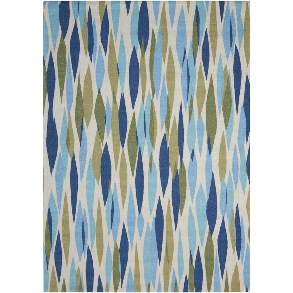 Nourison SND01 Sun N Ft. Shade 8 Ft.6 In. x SQUARE Indoor/Outdoor Square Rug in  Seaglass