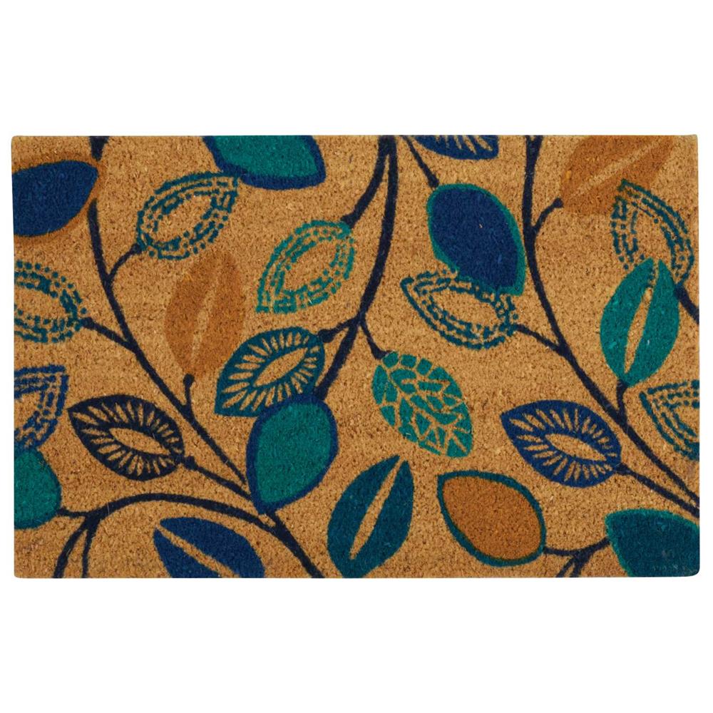 Nourison WGT24 Greetings 1 Ft. 6 In.  X 2 Ft. 4 In. Rectangle Rug in Aqua