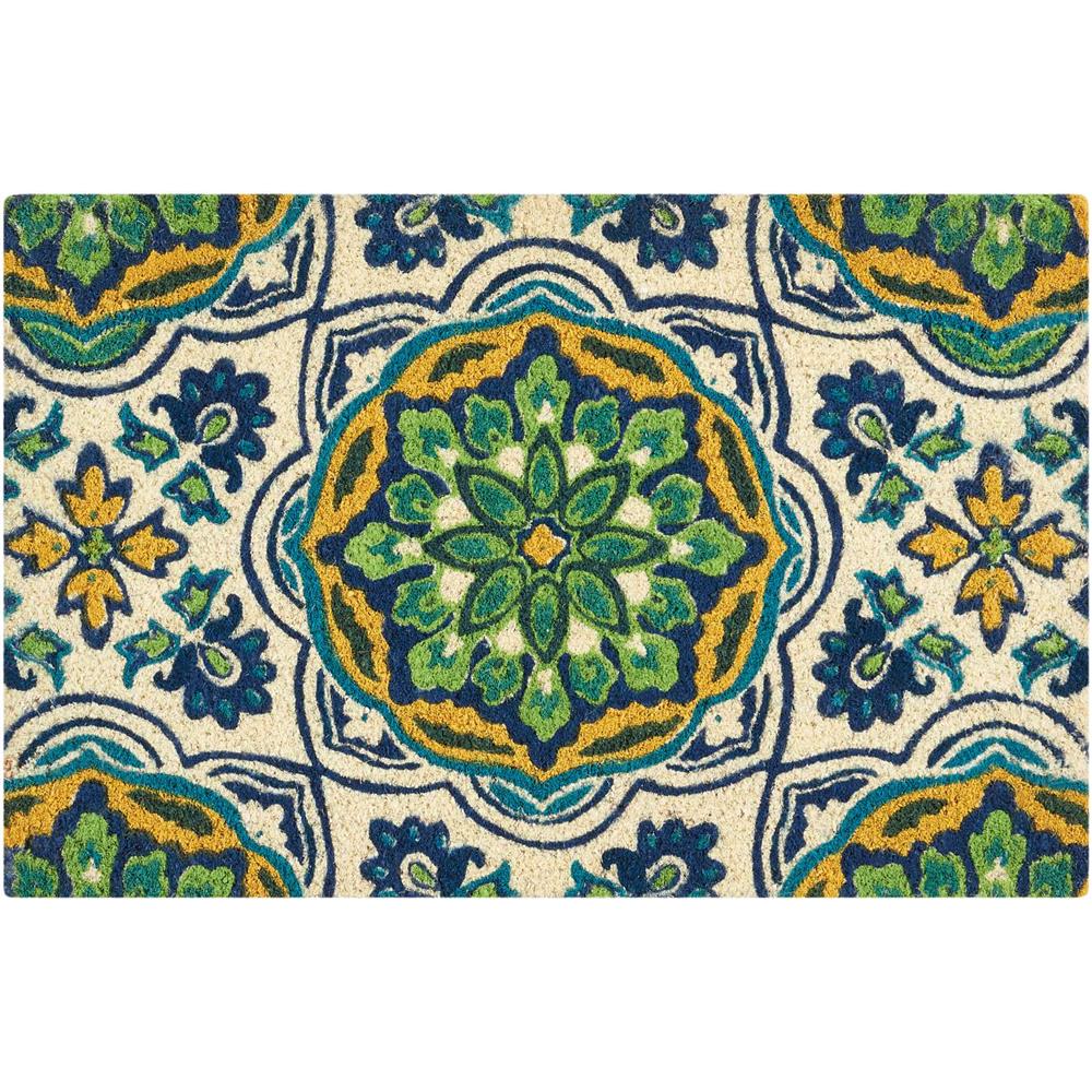 Nourison WGT26 Greetings 2 Ft.  X 3 Ft. Rectangle Rug in Bluebell