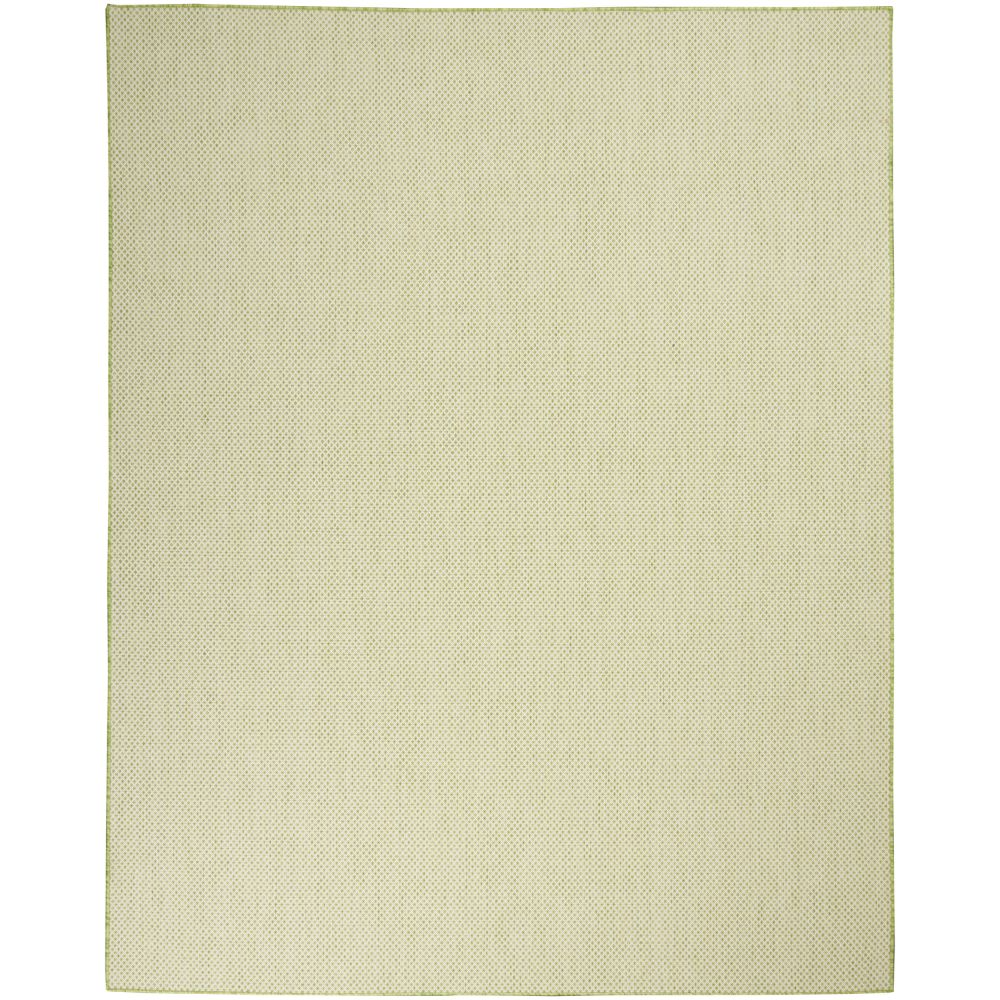 Nourison COU01 Courtyard 8 Ft. x 10 Ft. Area Rug in Ivory Green