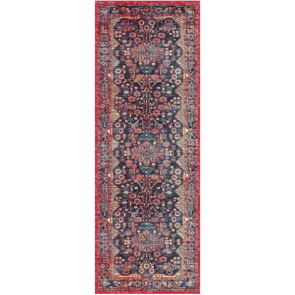 Nourison FUL04 Fulton Area Rug in Red
