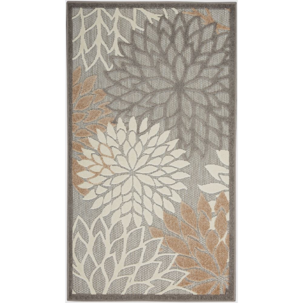 Nourison ALH05 Aloha Area Rug - 3 ft. X 5 ft. in Natural
