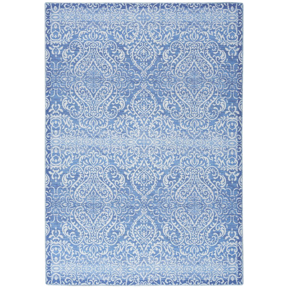Nourison WAW03 Washable Collection Area Rug - 5 ft. 3 in. X 7 ft. 3 in. in Blue