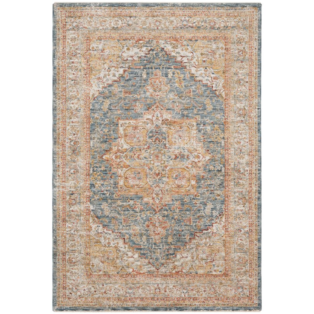 Nourison 099446901200 Petra Area Rug in Ivory Blue, 3