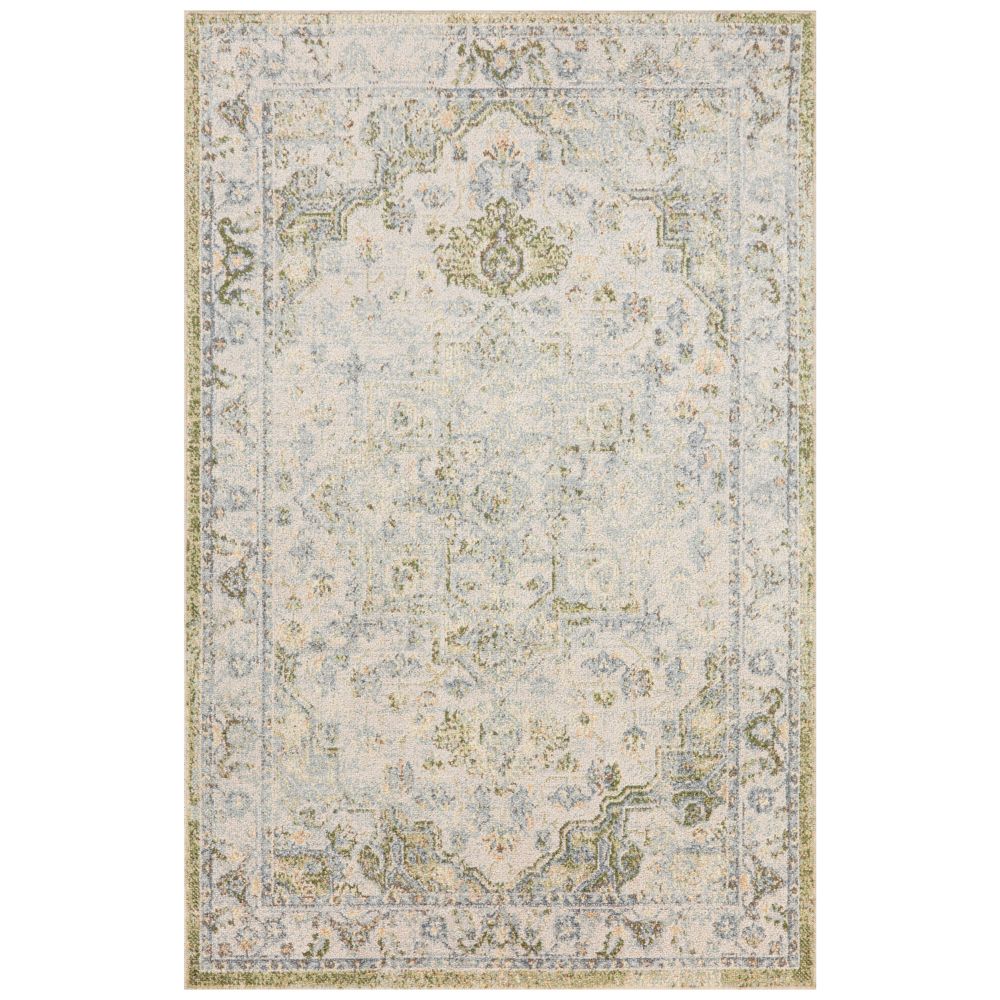 Nourison ASW12 Blue Green Astra Machine Washable Area Rug 2 ft. 2 in. X 4 ft.