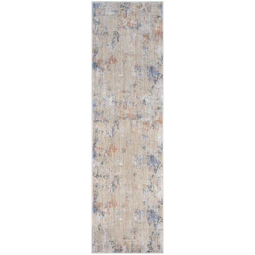 Nourison MAB01 Modern Abstract Area Rug in Beige Grey, 2