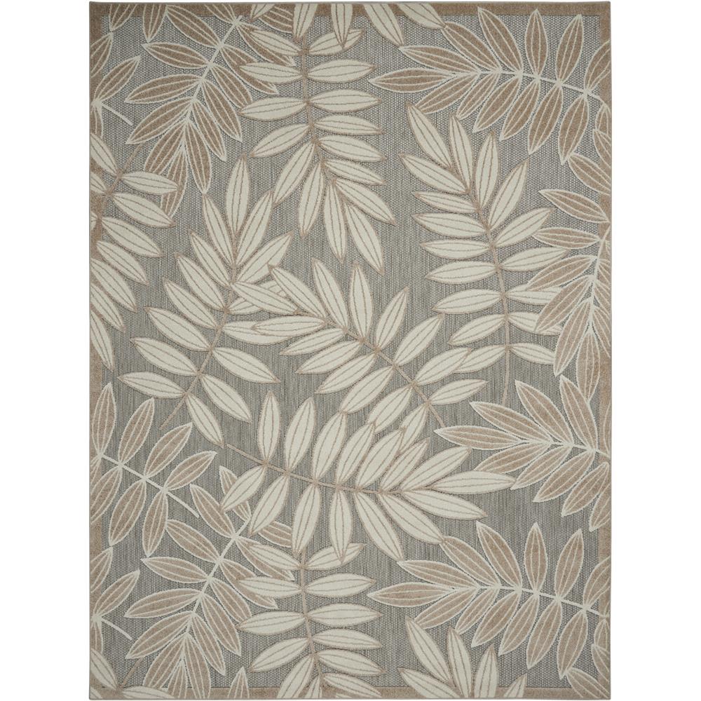 Nourison ALH18 Aloha 3 Ft.6 In. x 5 Ft.6 In. Indoor/Outdoor Rectangle Rug in  Natural