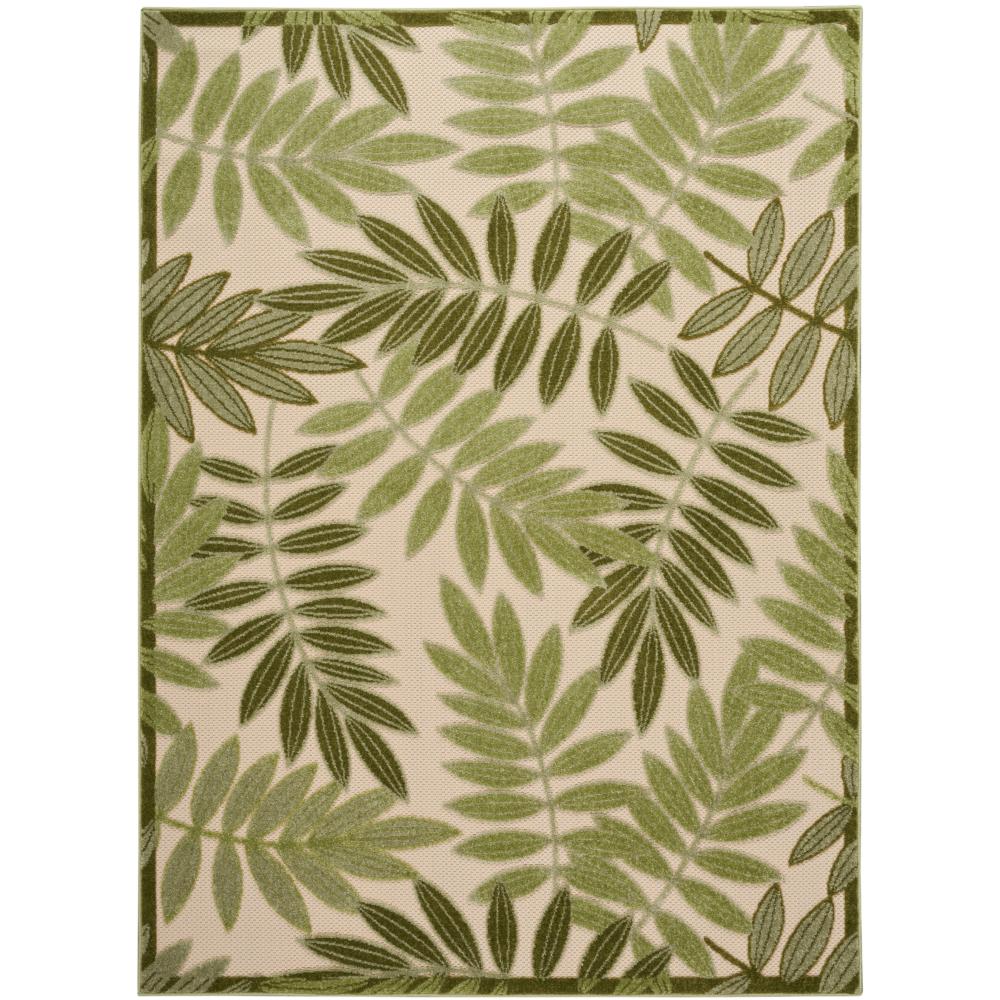 Nourison ALH18 Aloha Area Rug in Ivory Green, 3