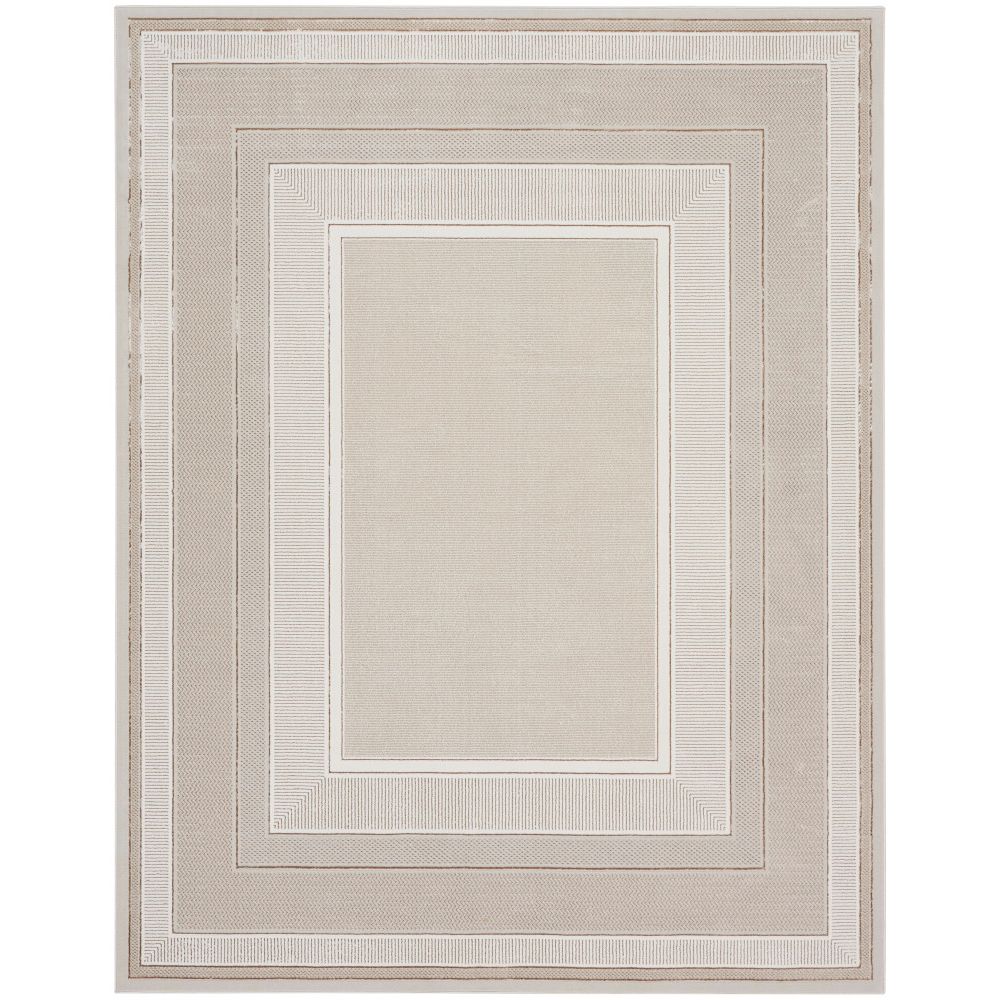 Nourison GLM07 Glam Area Rug in Ivory, 8