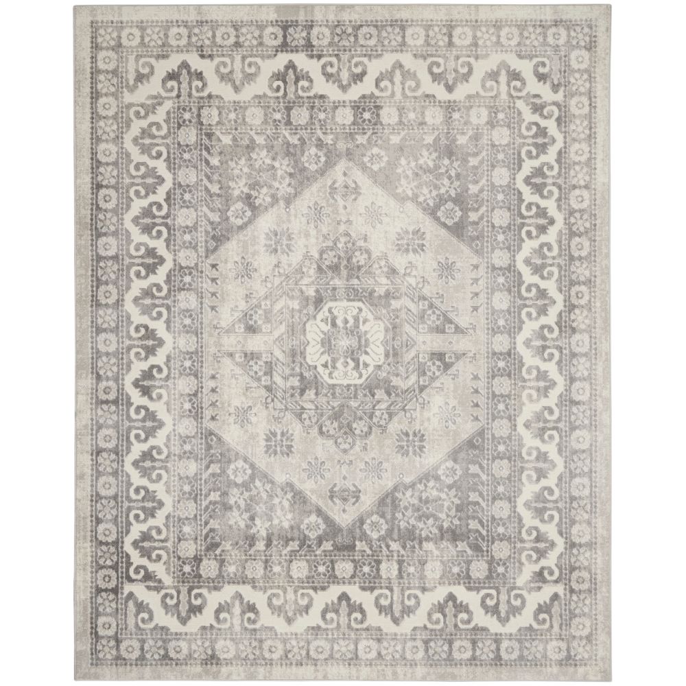 Nourison CYR05 Cyrus 7 Ft. 10 In. x 9 Ft. 10 In. Area Rug in Ivory