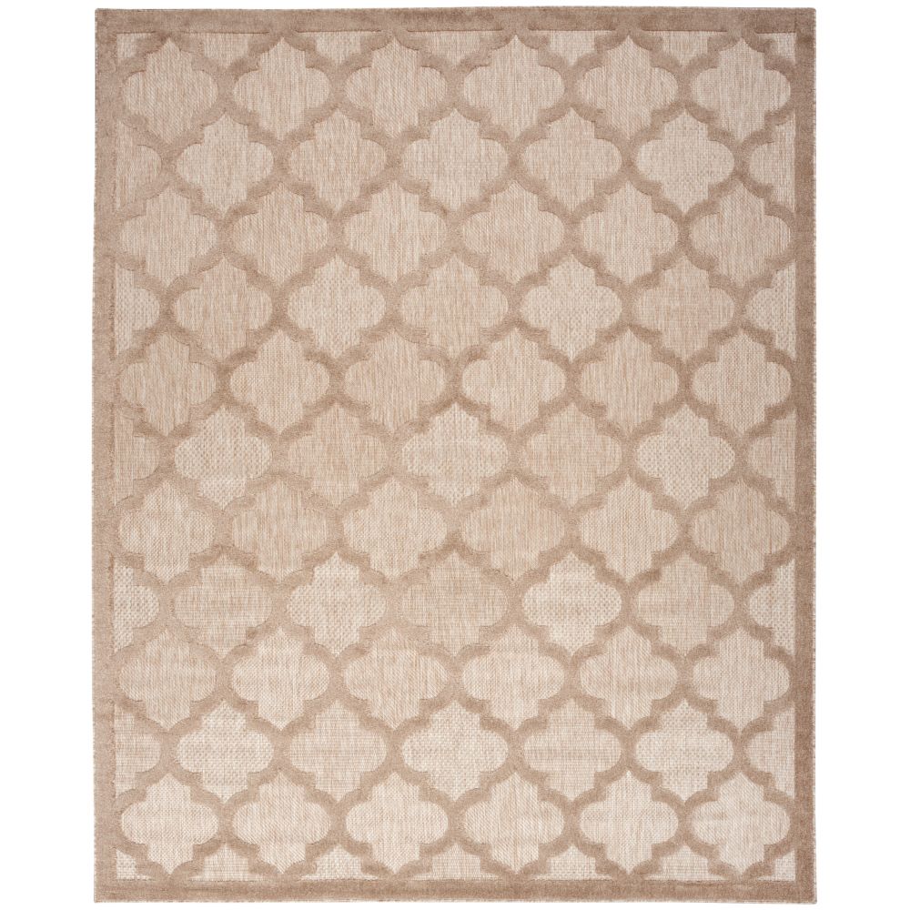 Nourison NES01 Easy Care 8 ft. x 10 ft. Rectangle Area Rug in Natural Beige