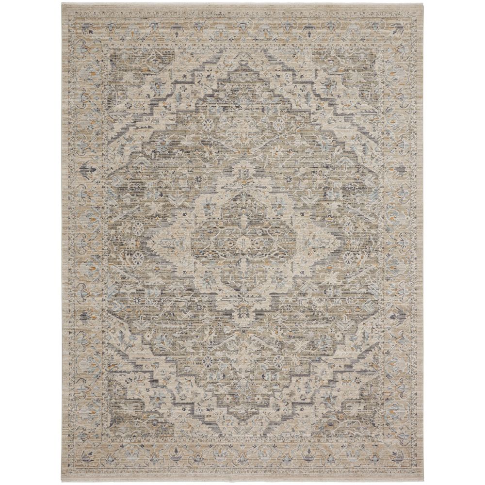 Nourison NYE04 Nyle Area Rug in Ivory Taupe, 9