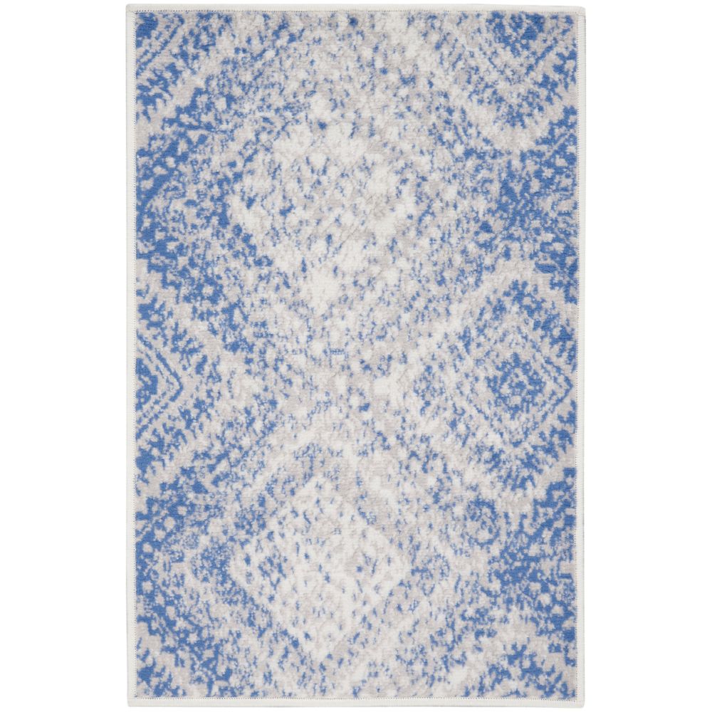 Nourison WHS17 Whimsical 2 Ft. x 3 Ft. Area Rug in Ivory Blue