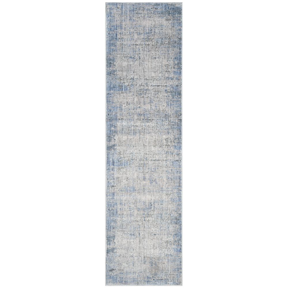 Nourison MAB02 Modern Abstract Area Rug in Blue Grey, 2