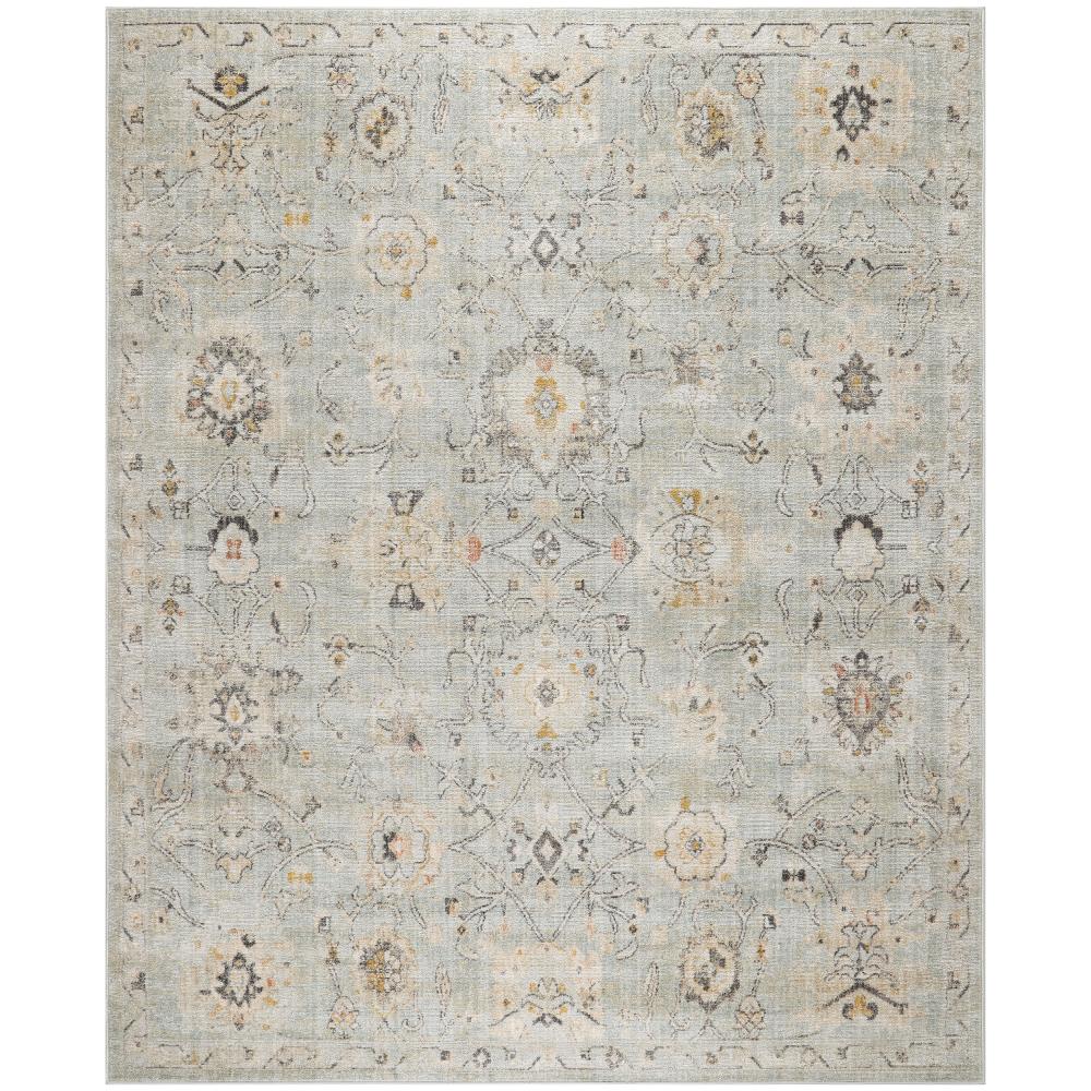 Nourison OUS01 Oushak Home Area Rug in Mint, 8