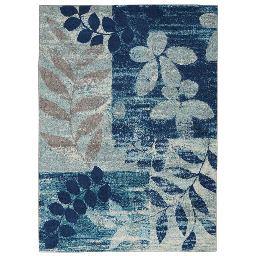 Nourison TRA01 Tranquil(Traql) Area Rug in Navy/Light Blue