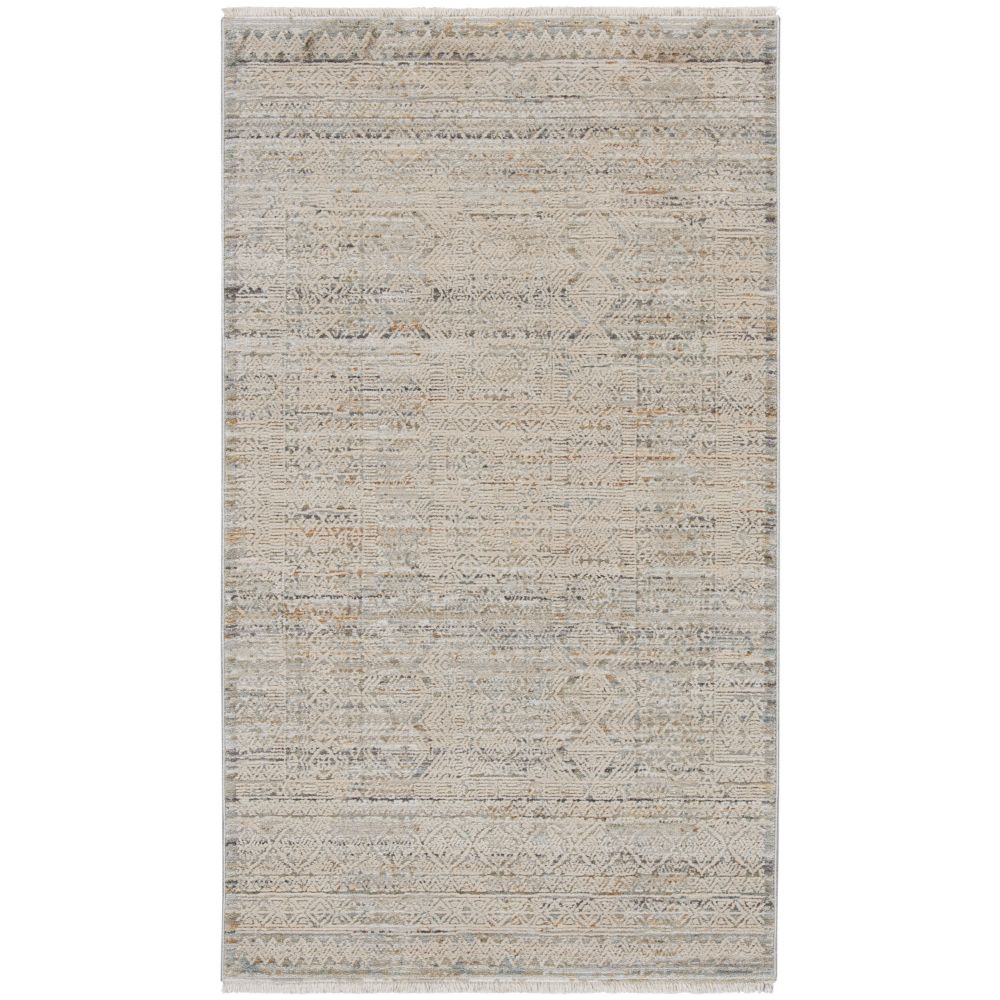 Nourison NYE06 Nyle Area Rug in Ivory Multicolor, 2