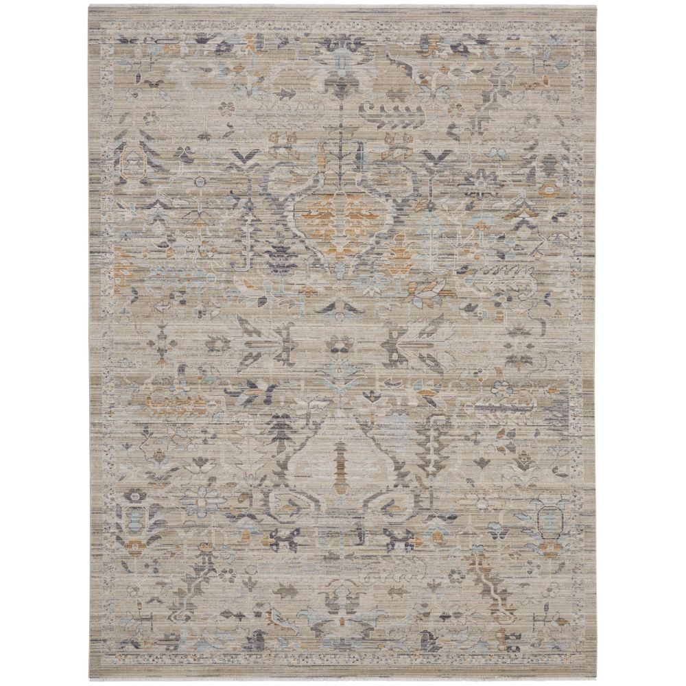 Nourison NYE02 Nyle Area Rug in Ivory Taupe, 7