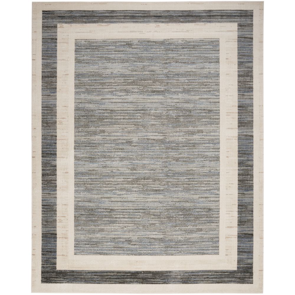 Nourison SRH07 Serenity Home Area Rug in Grey Ivory, 7