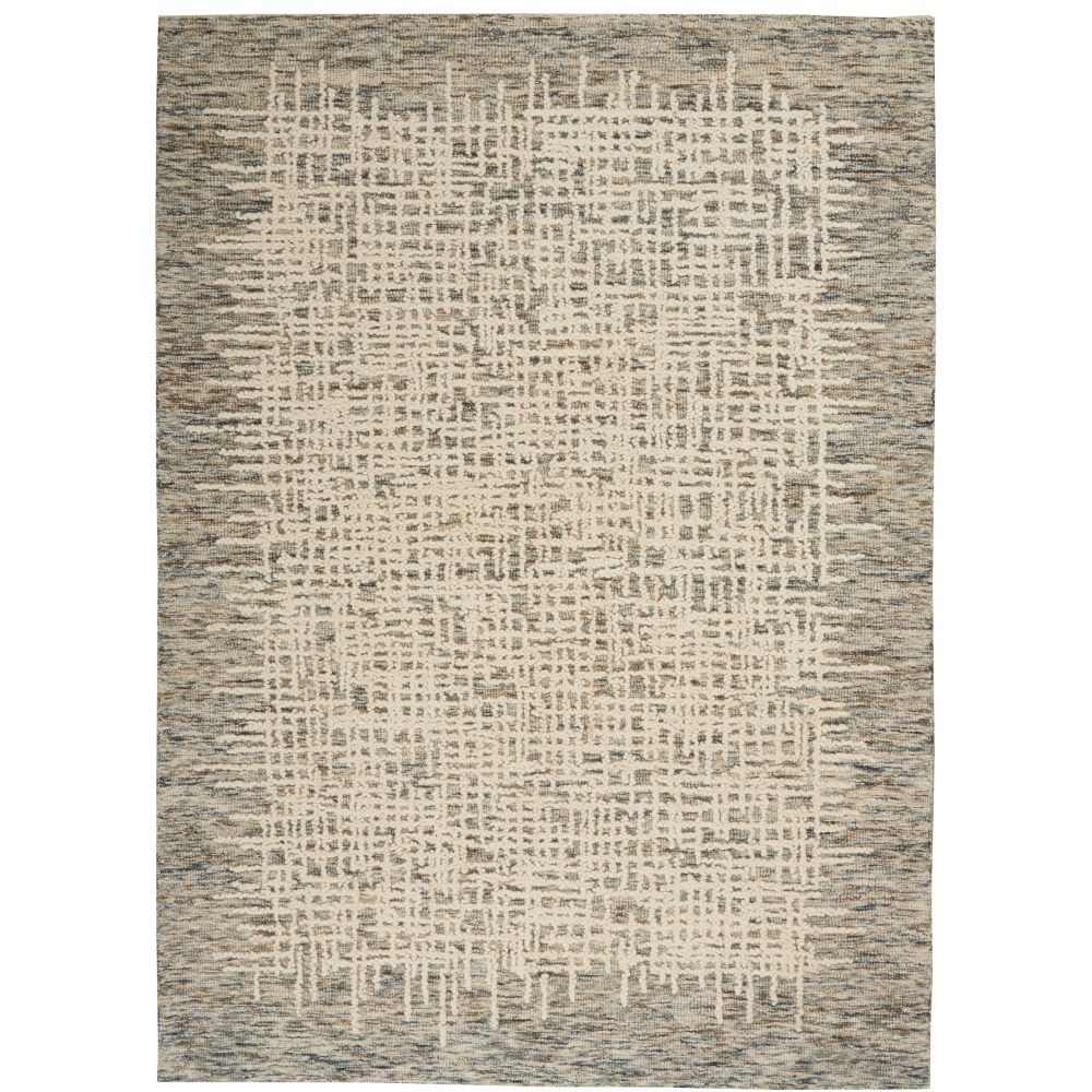 Nourison VAI03 Vail 5 Ft. 3 In. x 7 Ft. 3 In. Area Rug in Ivory/Multi