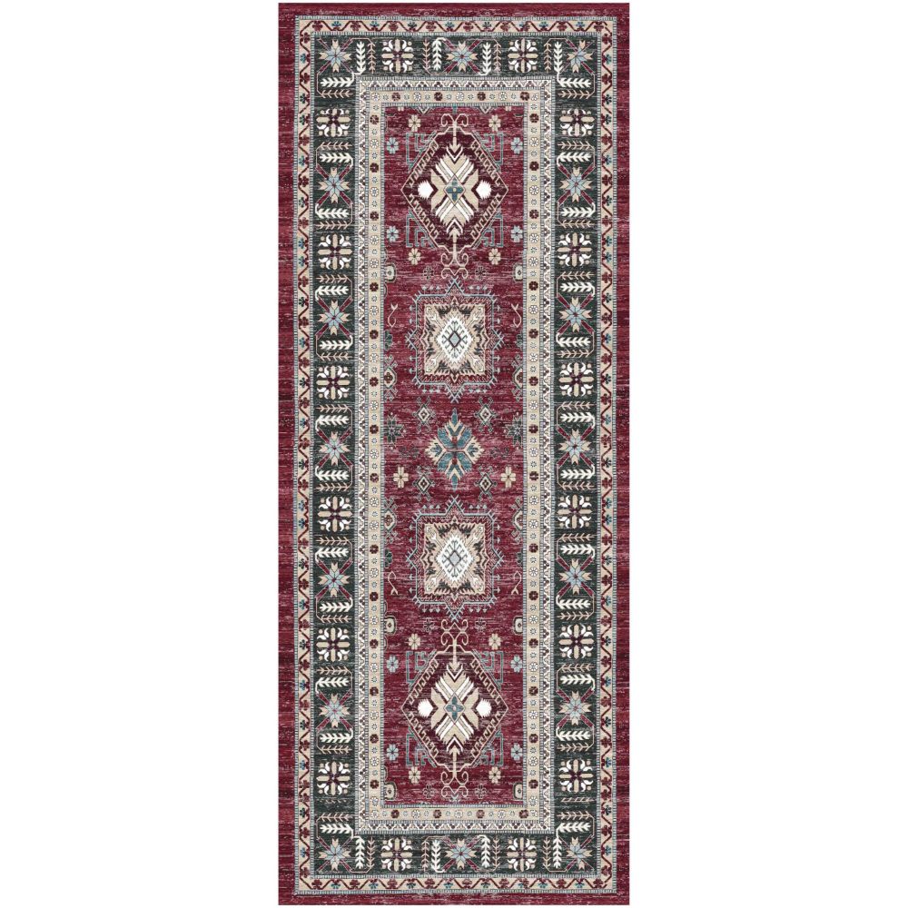 Nourison FUL03 Fulton Area Rug in Red